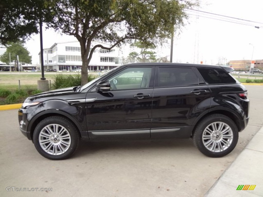Barolo Black Metallic 2013 Land Rover Range Rover Evoque Pure Exterior Photo #77620430