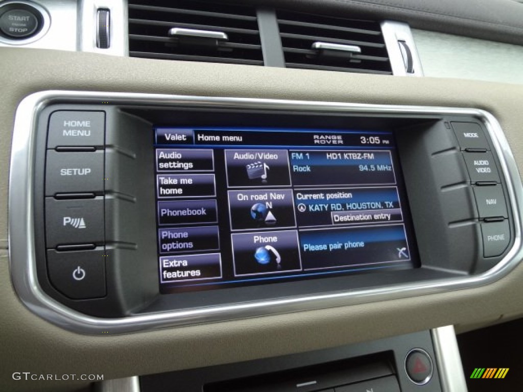 2013 Land Rover Range Rover Evoque Pure Controls Photo #77620680