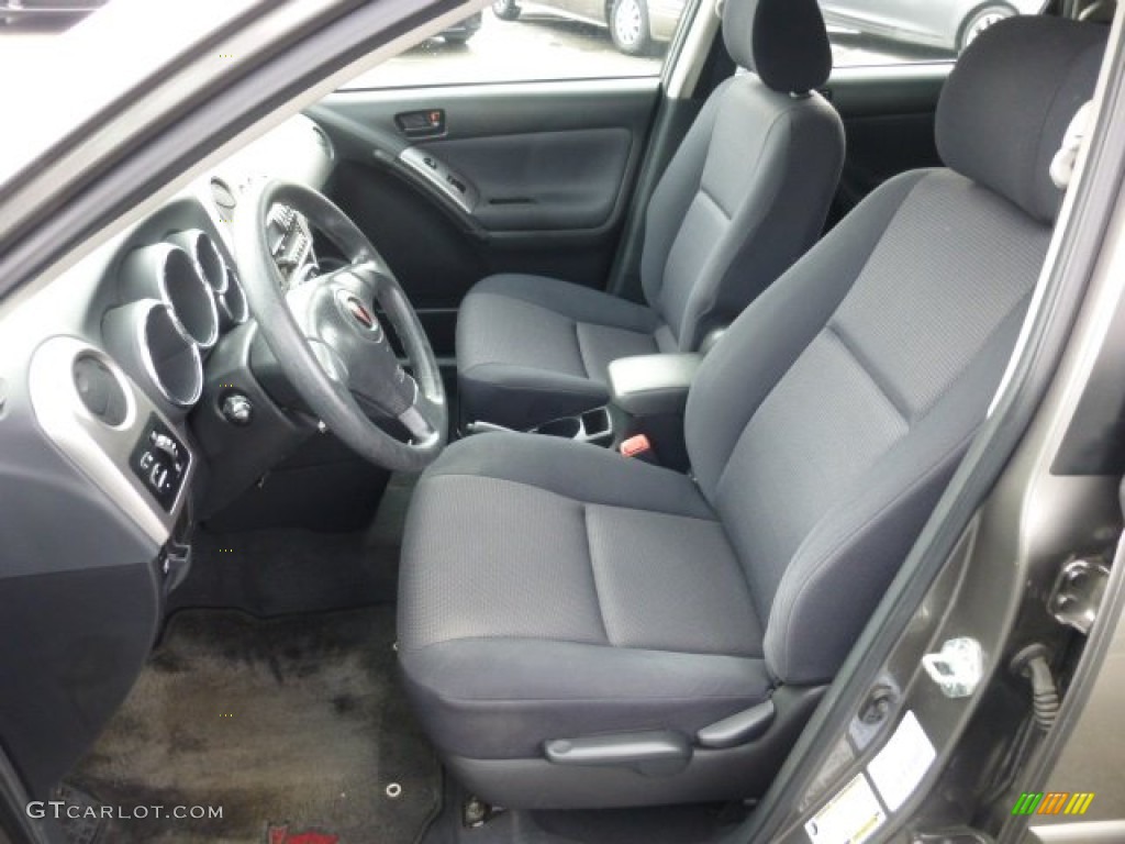 2005 Pontiac Vibe Standard Vibe Model Front Seat Photos