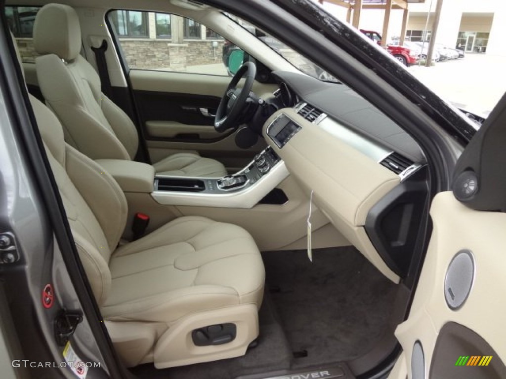 Almond/Espresso Interior 2013 Land Rover Range Rover Evoque Pure Photo #77621051