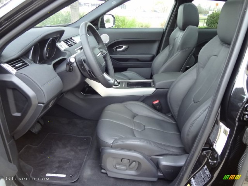 Ebony Interior 2013 Land Rover Range Rover Evoque Pure Photo #77621348