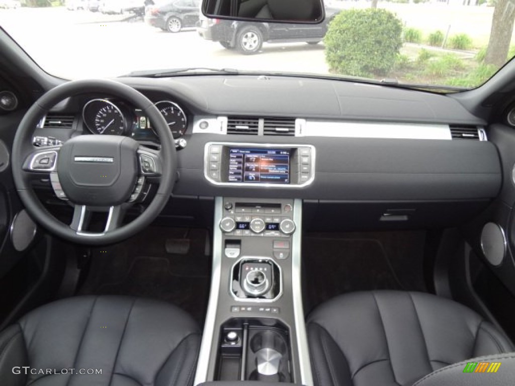 2013 Land Rover Range Rover Evoque Pure Ebony Dashboard Photo #77621369