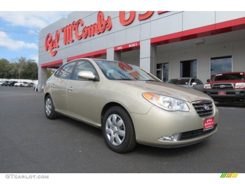 2009 Elantra GLS Sedan - Laguna Sand / Beige photo #1