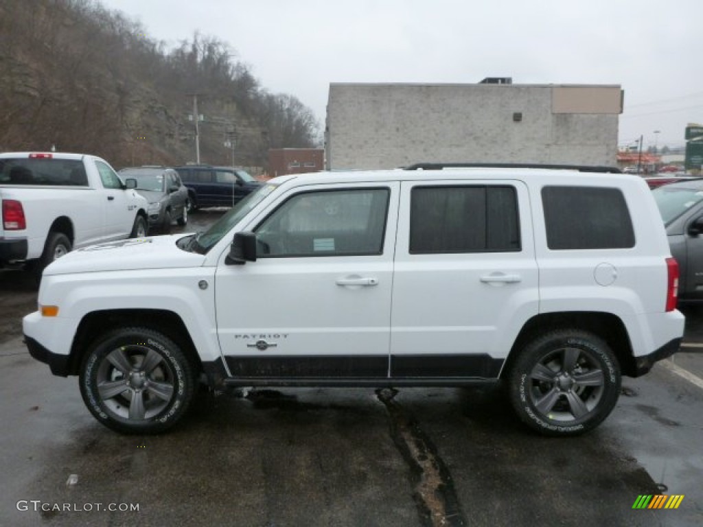 2013 Patriot Oscar Mike Freedom Edition 4x4 - Bright White / Freedom Edition Black/Silver photo #2