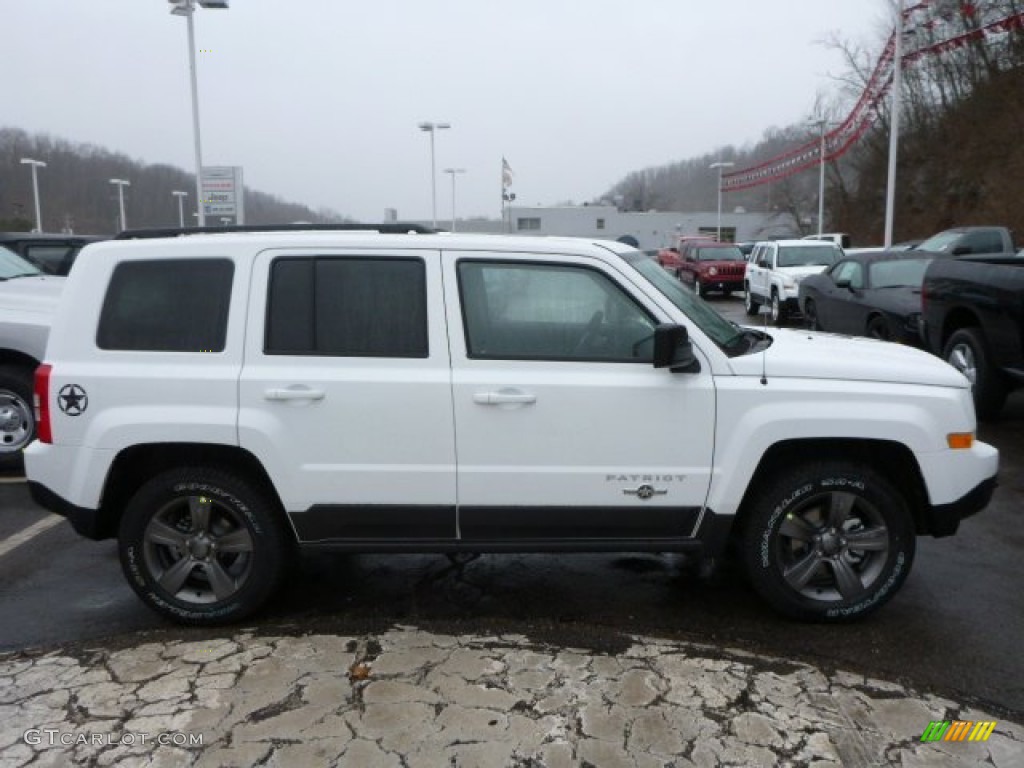 2013 Patriot Oscar Mike Freedom Edition 4x4 - Bright White / Freedom Edition Black/Silver photo #6