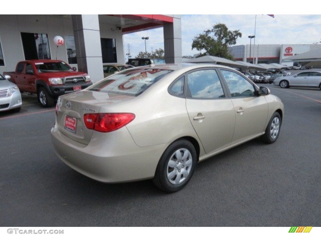 2009 Elantra GLS Sedan - Laguna Sand / Beige photo #7