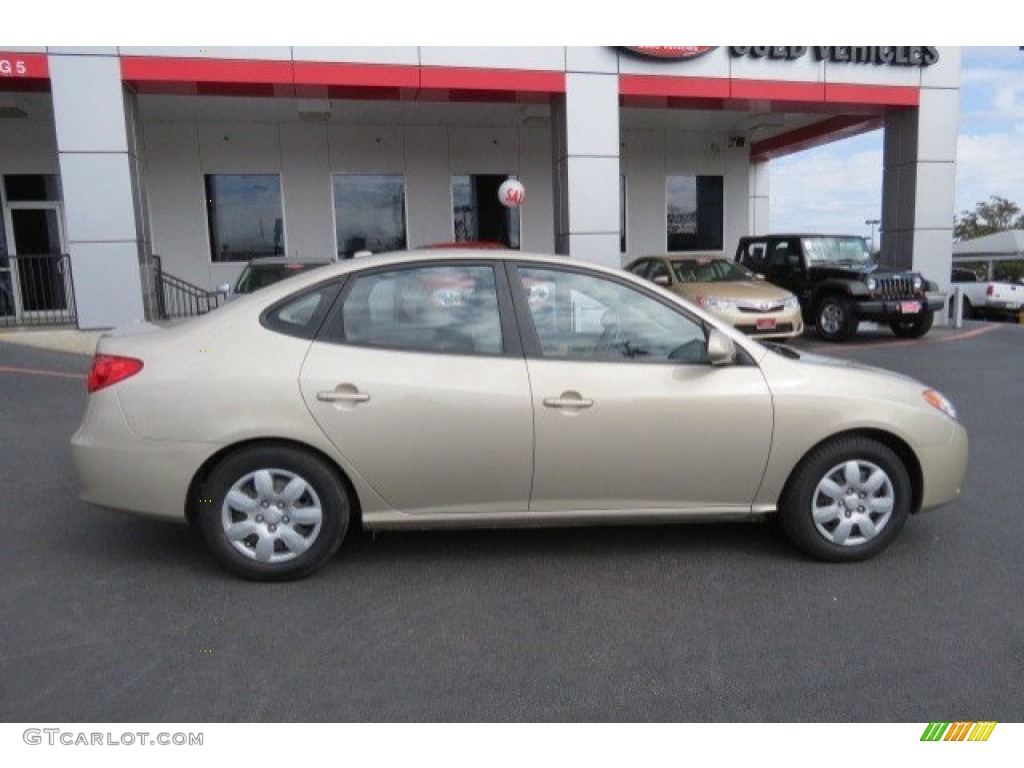 2009 Elantra GLS Sedan - Laguna Sand / Beige photo #8