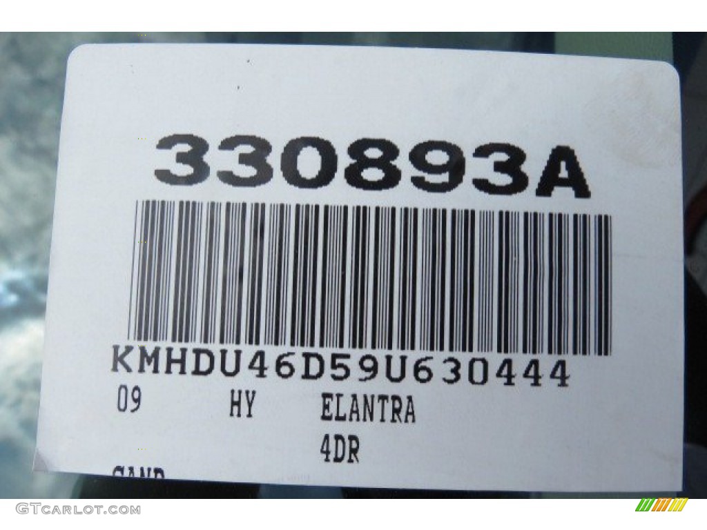 2009 Elantra GLS Sedan - Laguna Sand / Beige photo #19