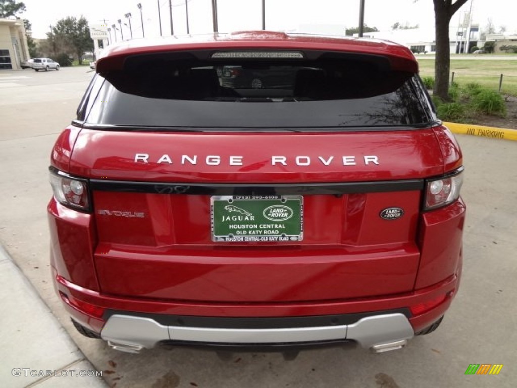 2013 Range Rover Evoque Dynamic - Firenze Red Metallic / Ebony photo #9