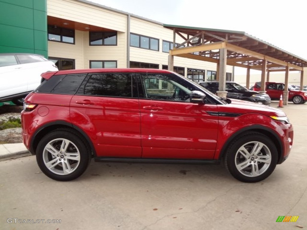 Firenze Red Metallic 2013 Land Rover Range Rover Evoque Dynamic Exterior Photo #77622086