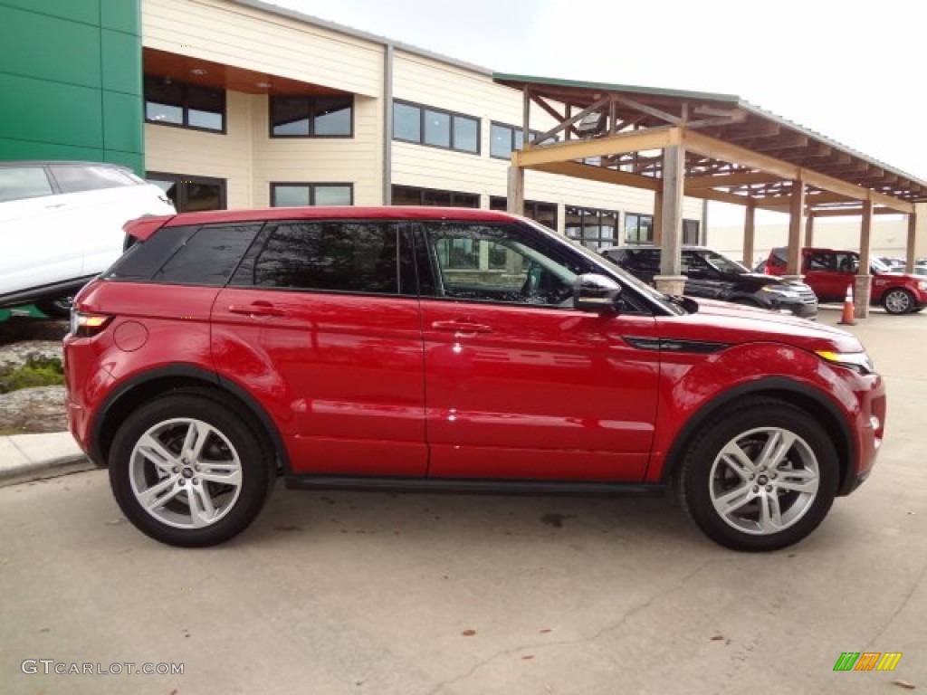 2013 Range Rover Evoque Dynamic - Firenze Red Metallic / Ebony photo #11