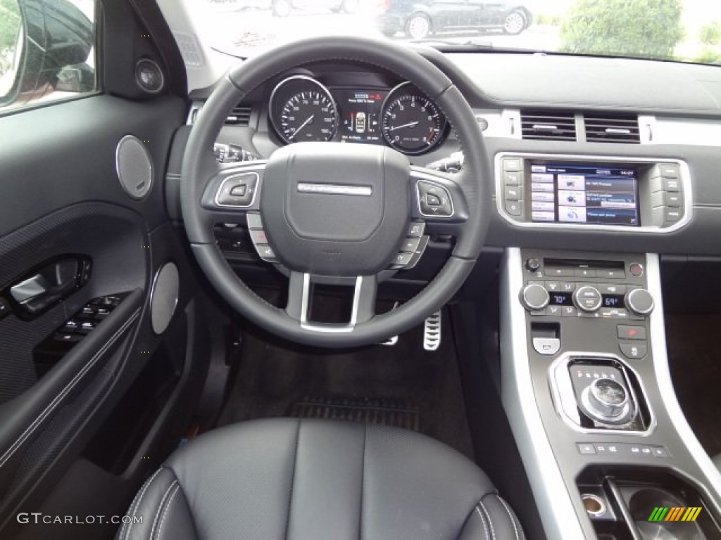 2013 Land Rover Range Rover Evoque Dynamic Ebony Dashboard Photo #77622161