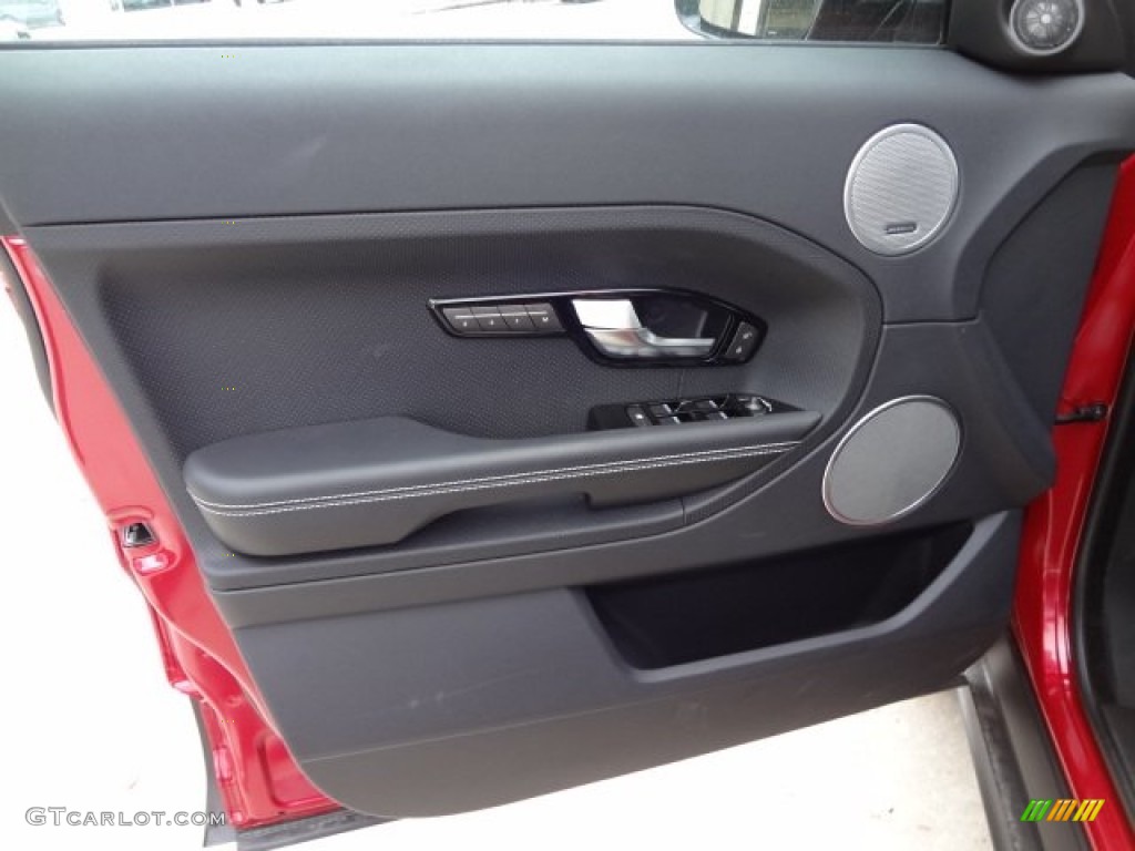 2013 Land Rover Range Rover Evoque Dynamic Ebony Door Panel Photo #77622214
