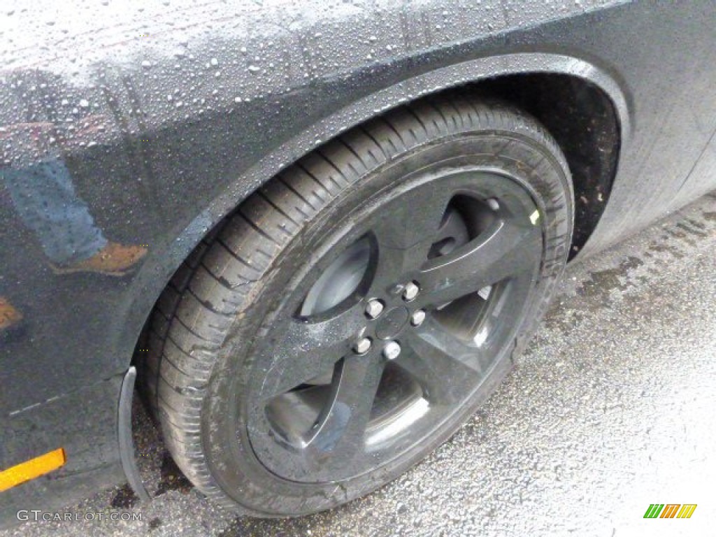2013 Dodge Challenger R/T Plus Blacktop Wheel Photo #77623269