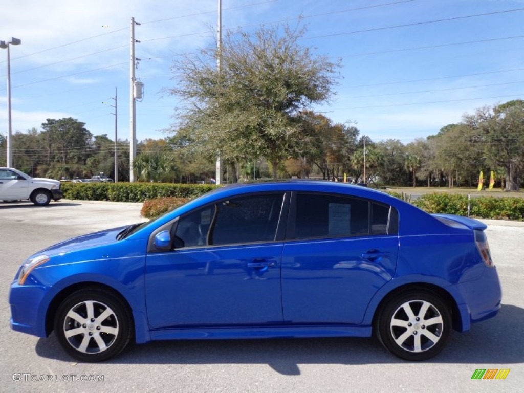 Metallic Blue 2012 Nissan Sentra 2.0 SR Exterior Photo #77623901