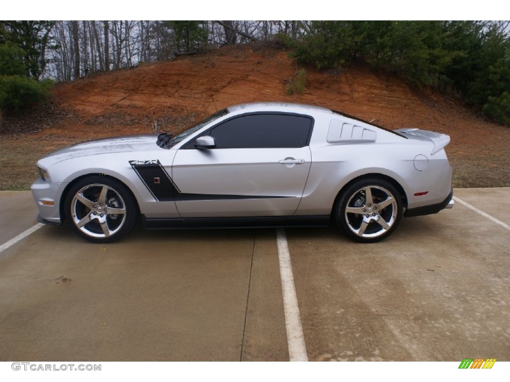 2010 Mustang Roush 427R  Supercharged Coupe - Brilliant Silver Metallic / ROUSH Charcoal Black/Red photo #1