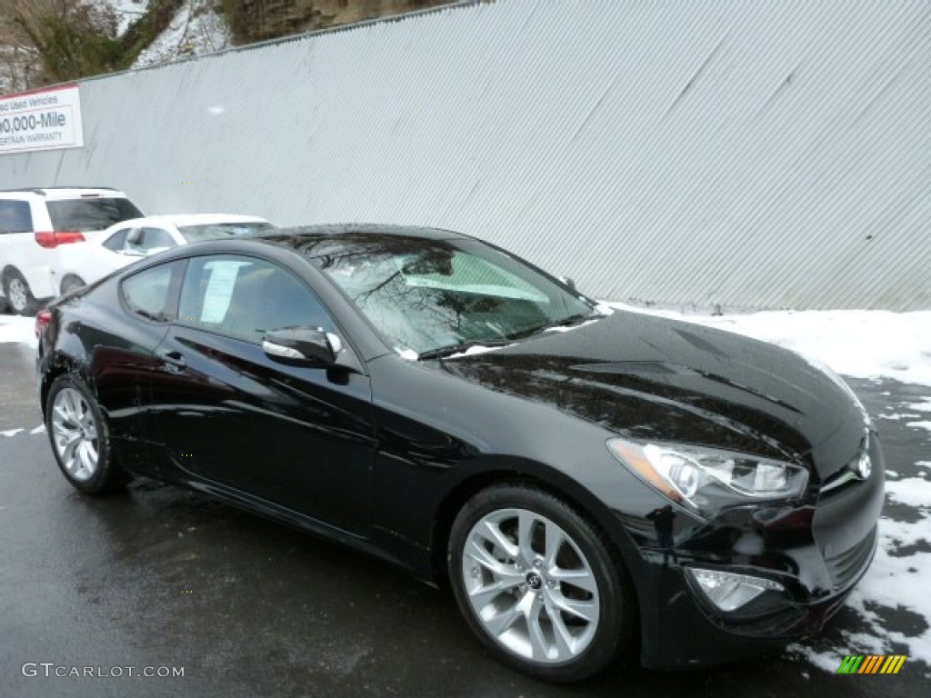 2013 Genesis Coupe 3.8 Grand Touring - Becketts Black / Tan Leather photo #1