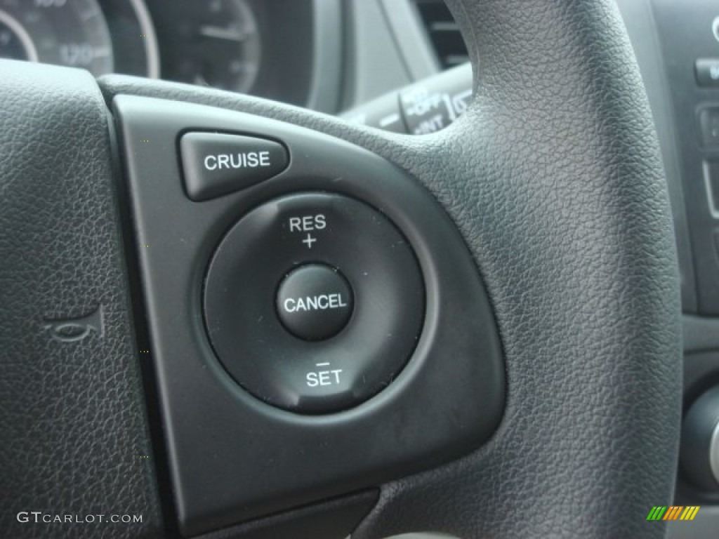 2012 CR-V LX 4WD - Polished Metal Metallic / Gray photo #26