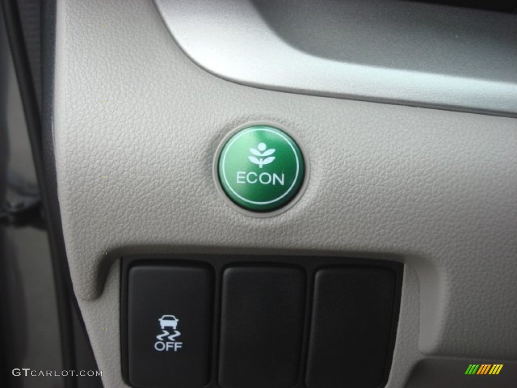 2012 CR-V LX 4WD - Polished Metal Metallic / Gray photo #27