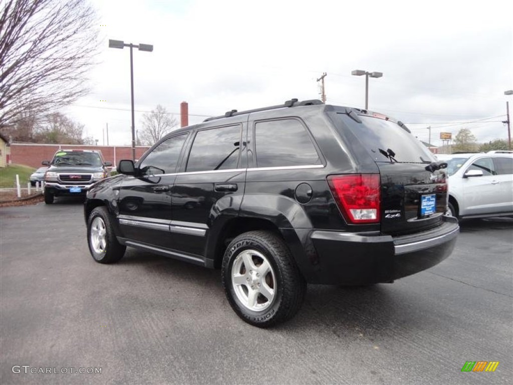 2005 Grand Cherokee Limited 4x4 - Black / Dark Khaki/Light Graystone photo #5