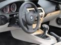 2008 BMW M6 Sepang Beige Interior Dashboard Photo