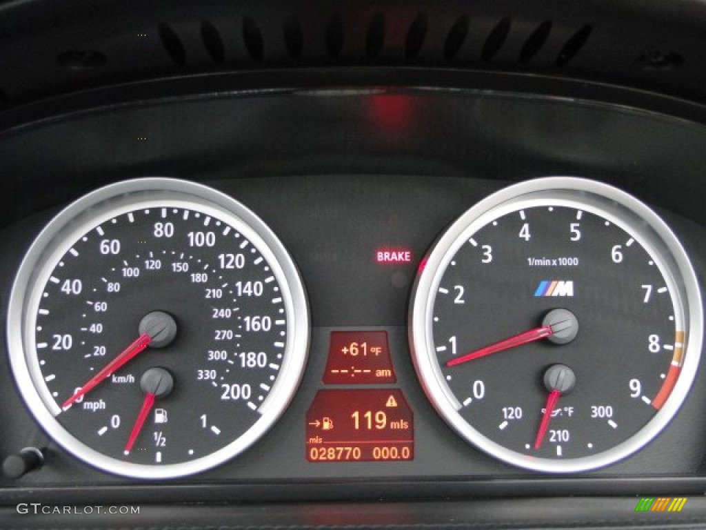 2008 BMW M6 Convertible Gauges Photo #77627341