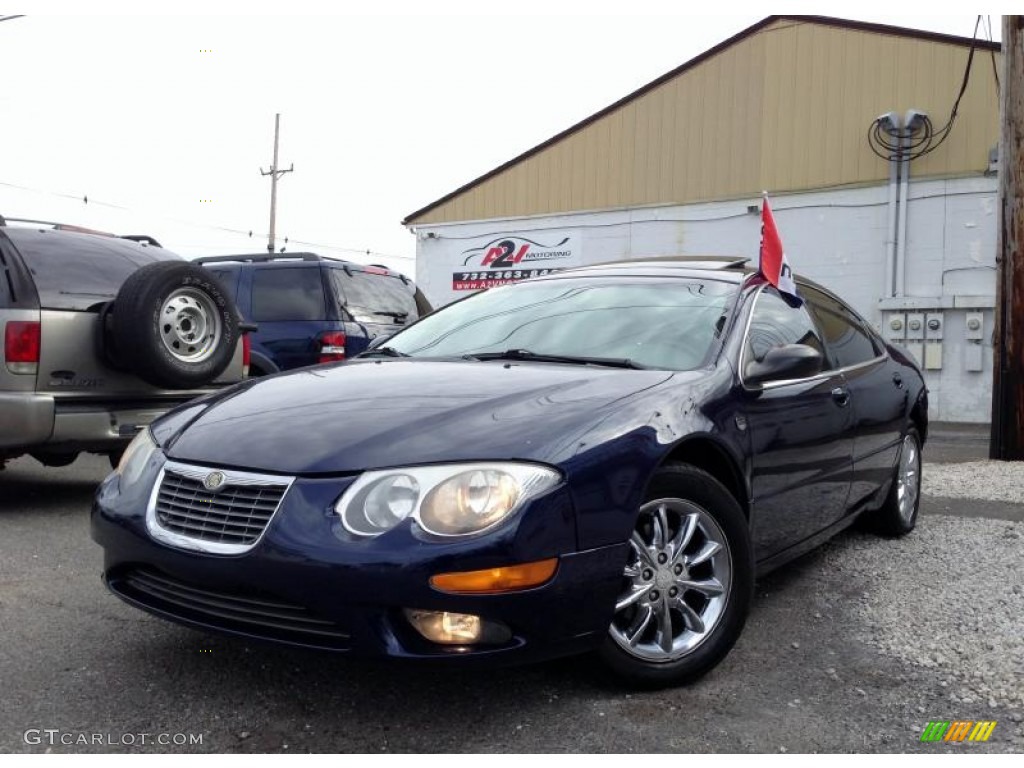 2004 300 M Sedan - Midnight Blue Pearl / Light Taupe photo #3