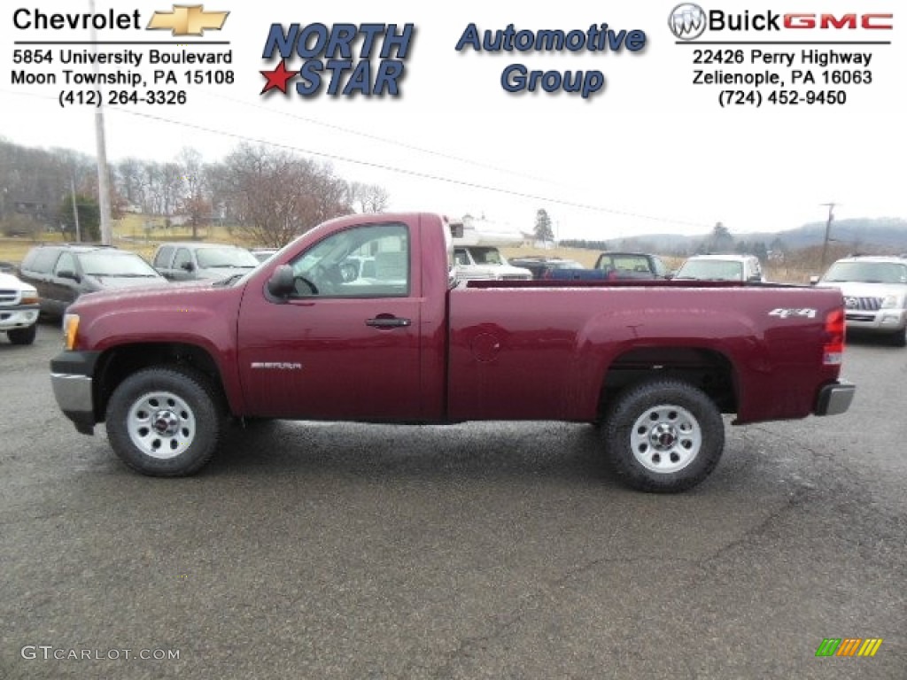 2013 Sierra 1500 Regular Cab 4x4 - Sonoma Red Metallic / Dark Titanium photo #1