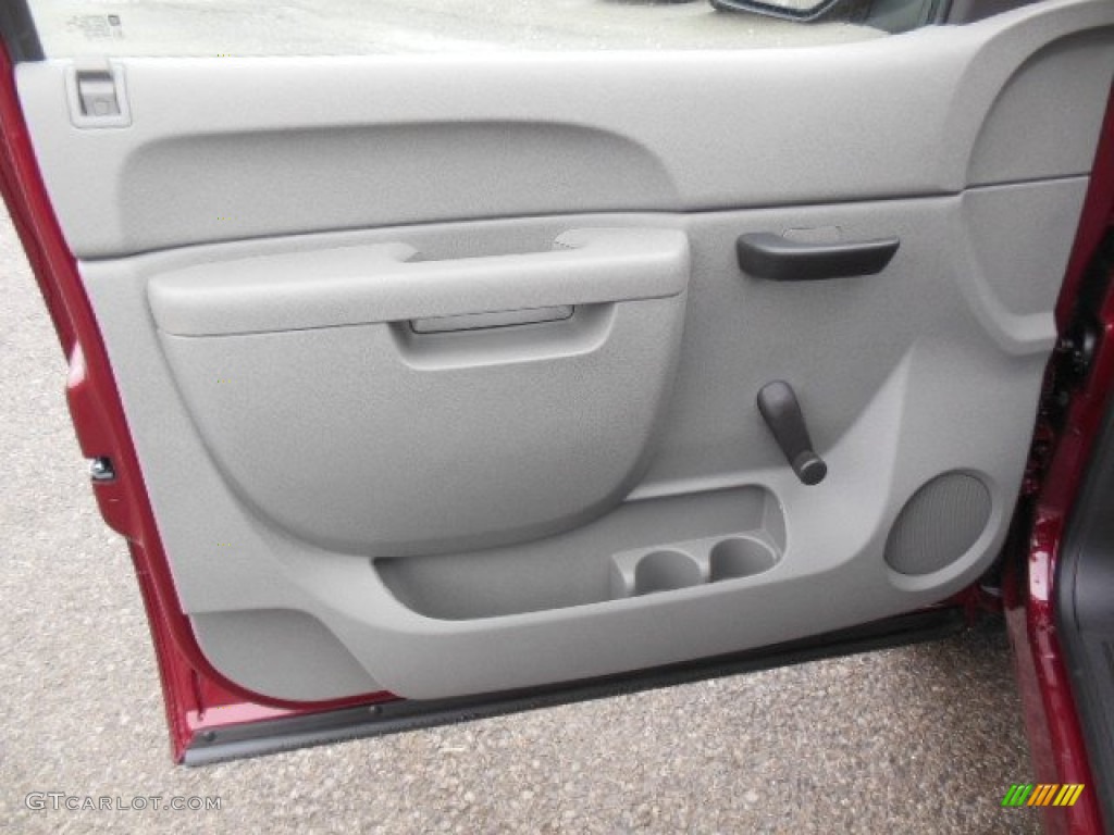 2013 GMC Sierra 1500 Regular Cab 4x4 Dark Titanium Door Panel Photo #77628680