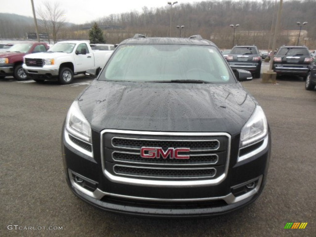 2013 Acadia SLT AWD - Carbon Black Metallic / Ebony photo #3