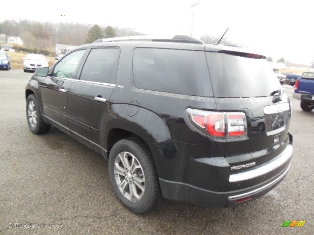 2013 Acadia SLT AWD - Carbon Black Metallic / Ebony photo #8