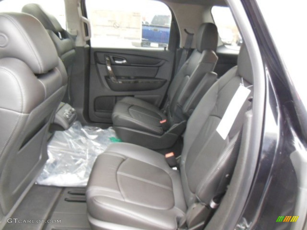 Ebony Interior 2013 GMC Acadia SLT AWD Photo #77629025