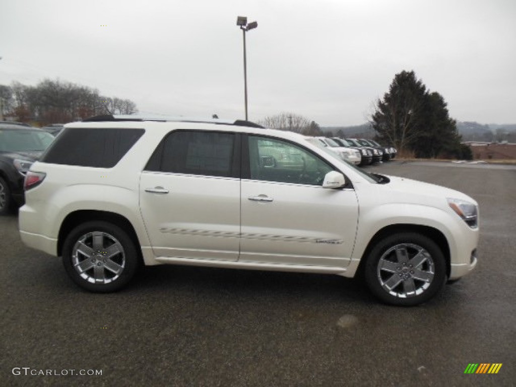 White Diamond Tricoat 2013 GMC Acadia Denali AWD Exterior Photo #77629277
