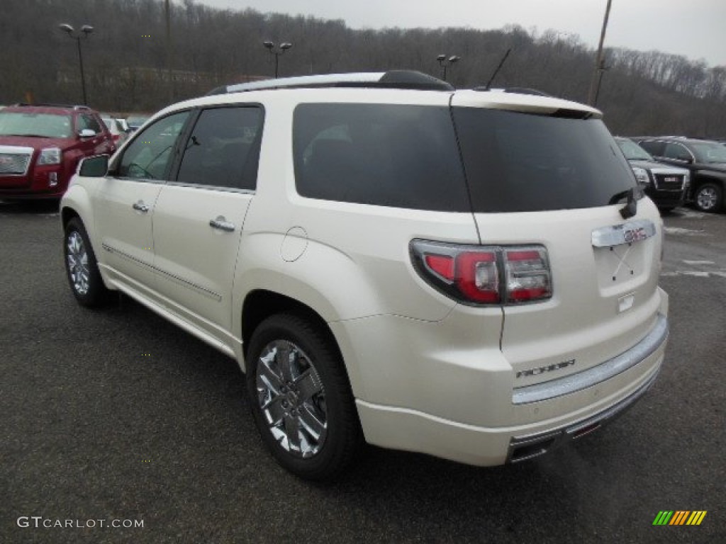 2013 Acadia Denali AWD - White Diamond Tricoat / Dark Cashmere photo #8