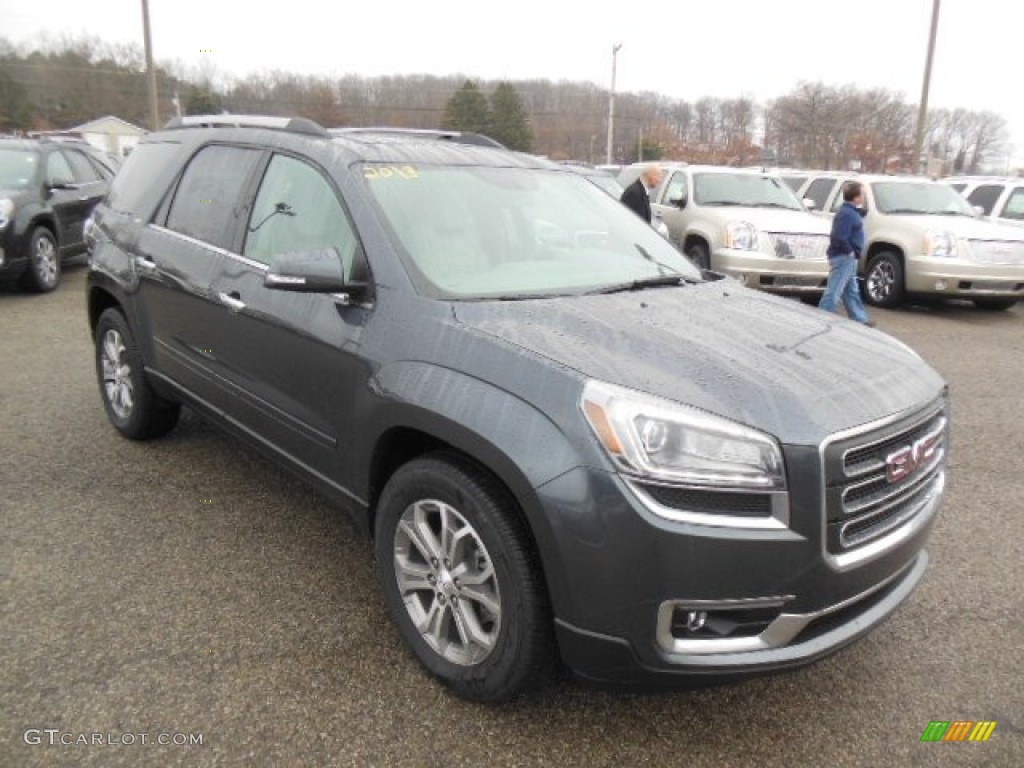 2013 Acadia SLT AWD - Cyber Gray Metallic / Light Titanium photo #4