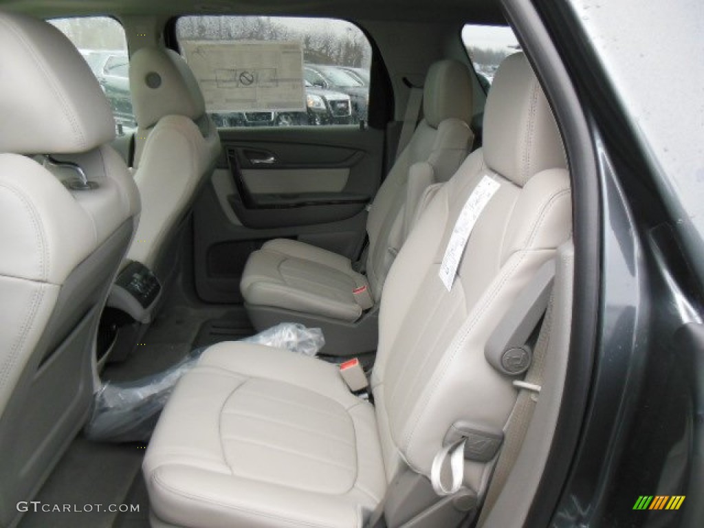 Light Titanium Interior 2013 GMC Acadia SLT AWD Photo #77629517