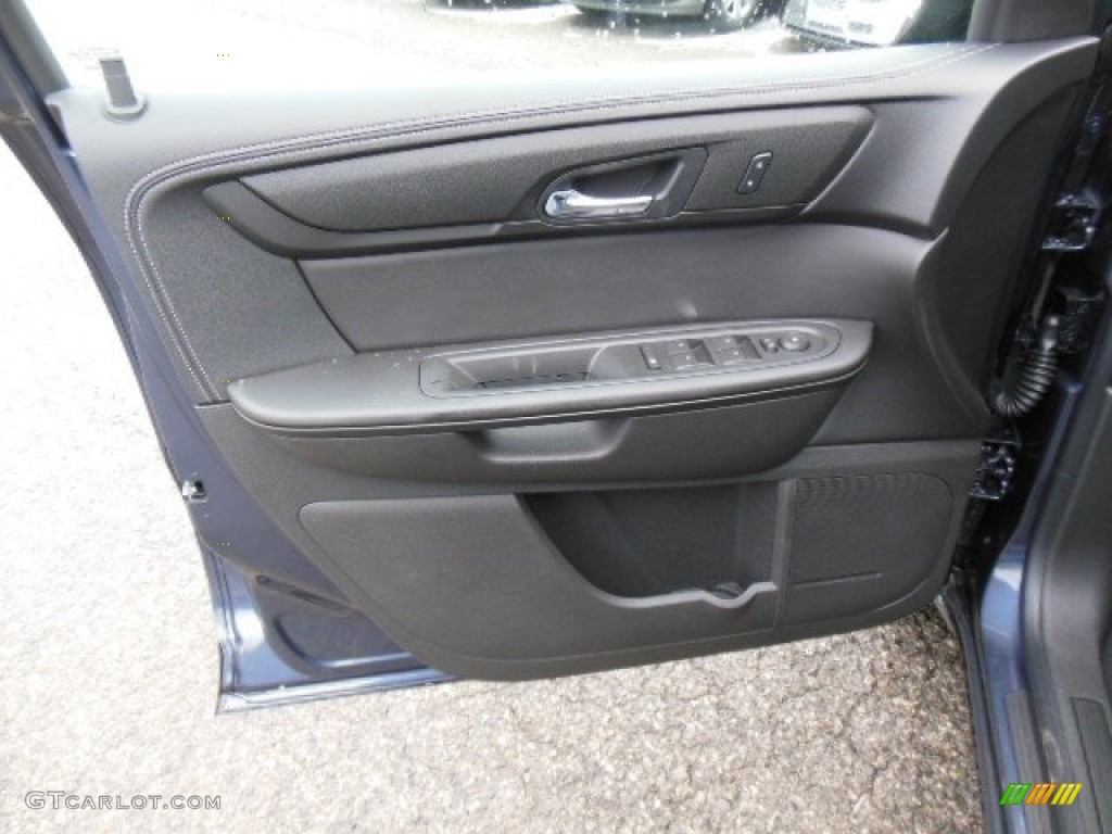 2013 GMC Acadia SLE AWD Ebony Door Panel Photo #77629664