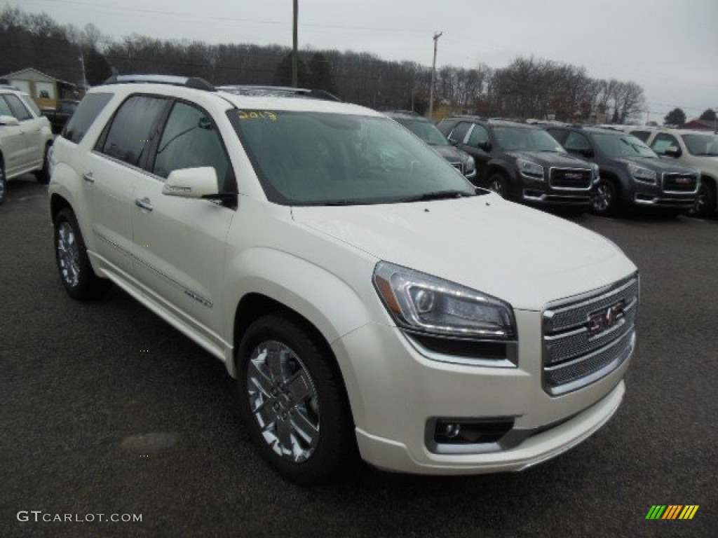 2013 Acadia Denali AWD - White Diamond Tricoat / Dark Cashmere photo #4