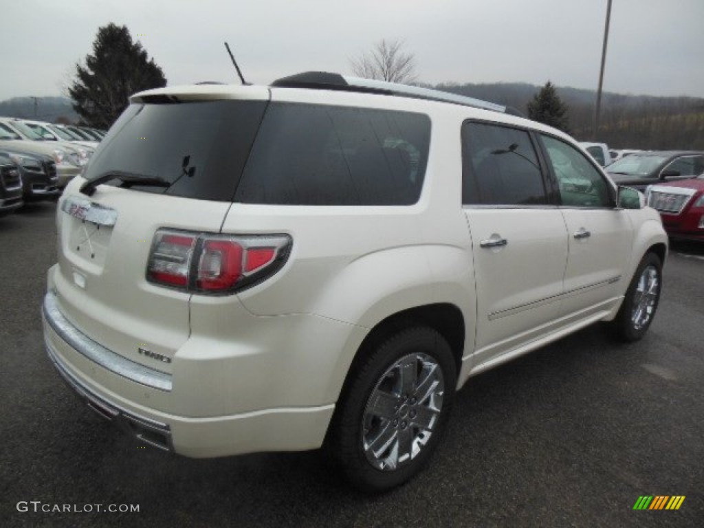 2013 Acadia Denali AWD - White Diamond Tricoat / Dark Cashmere photo #6