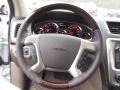 Dark Cashmere 2013 GMC Acadia Denali AWD Steering Wheel