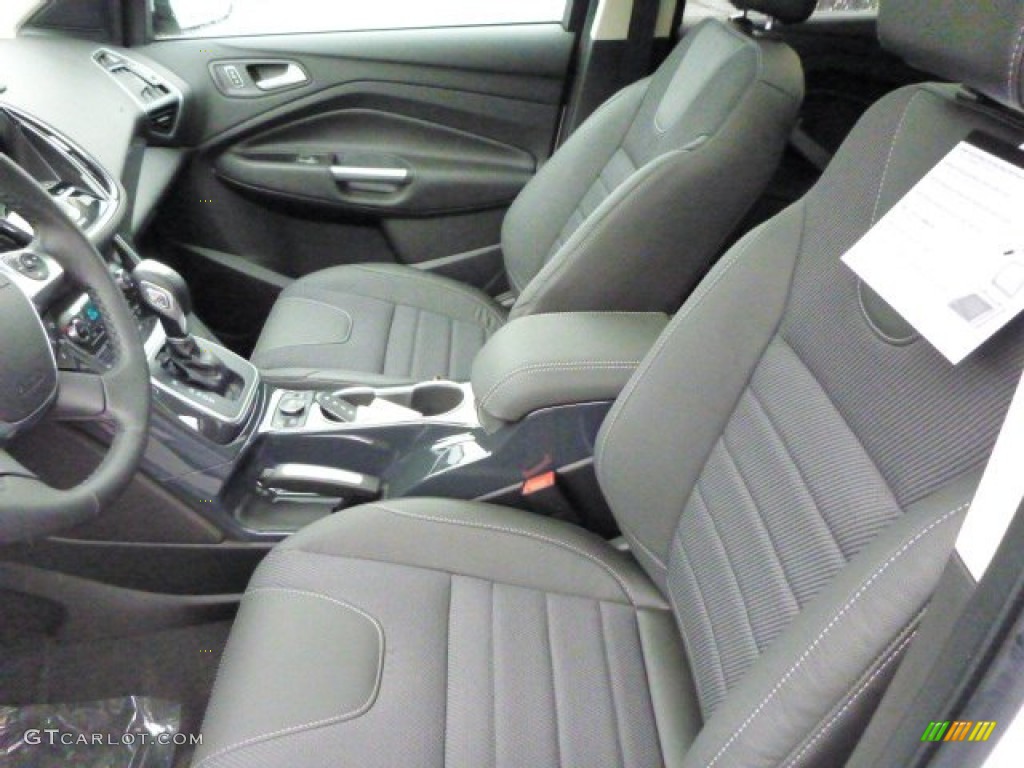 2013 Escape Titanium 2.0L EcoBoost 4WD - White Platinum Metallic Tri-Coat / Charcoal Black photo #8