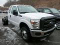 Oxford White - F350 Super Duty XL SuperCab 4x4 Chassis Photo No. 1