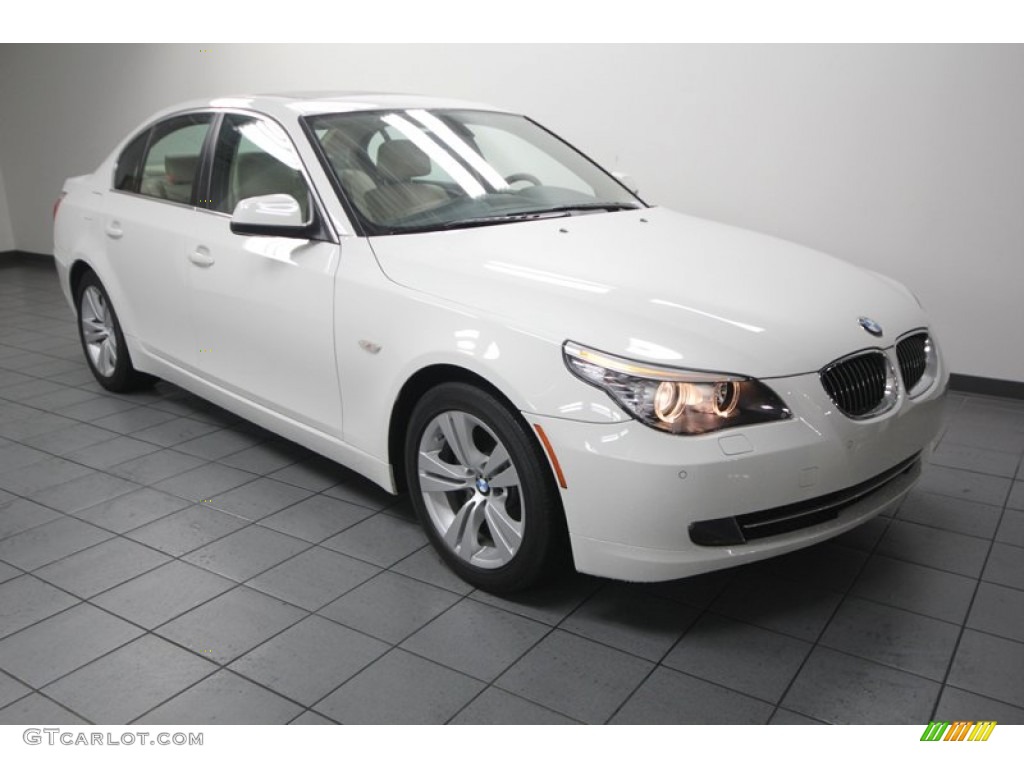 Alpine White 2010 BMW 5 Series 528i Sedan Exterior Photo #77631143