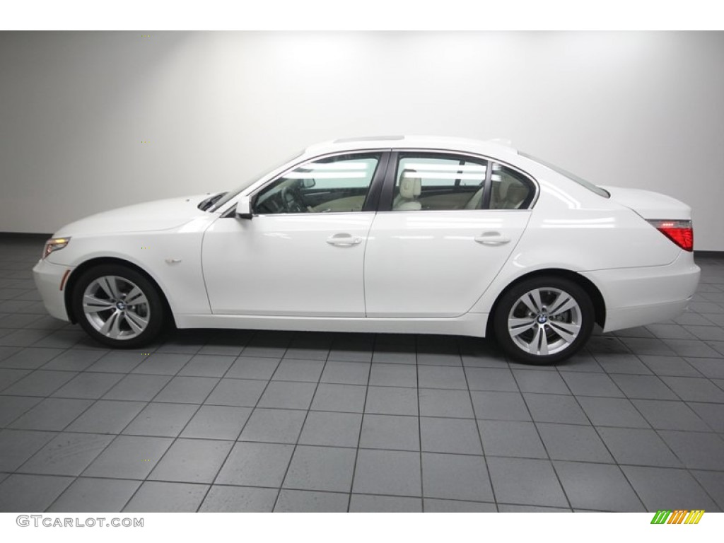 Alpine White 2010 BMW 5 Series 528i Sedan Exterior Photo #77631158