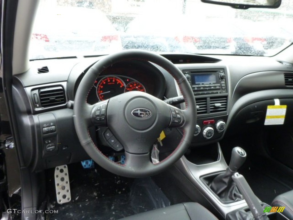 2013 Subaru Impreza WRX Limited 4 Door WRX Carbon Black Dashboard Photo #77631907