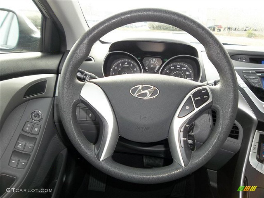 2012 Elantra GLS - Silver / Gray photo #52