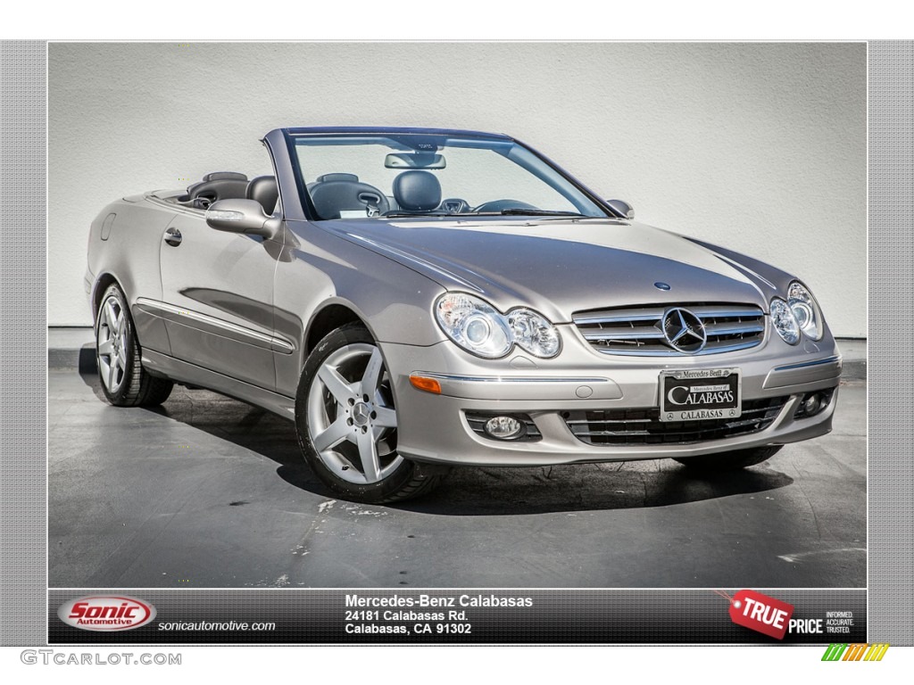 2006 CLK 350 Cabriolet - Pewter Metallic / Black photo #1