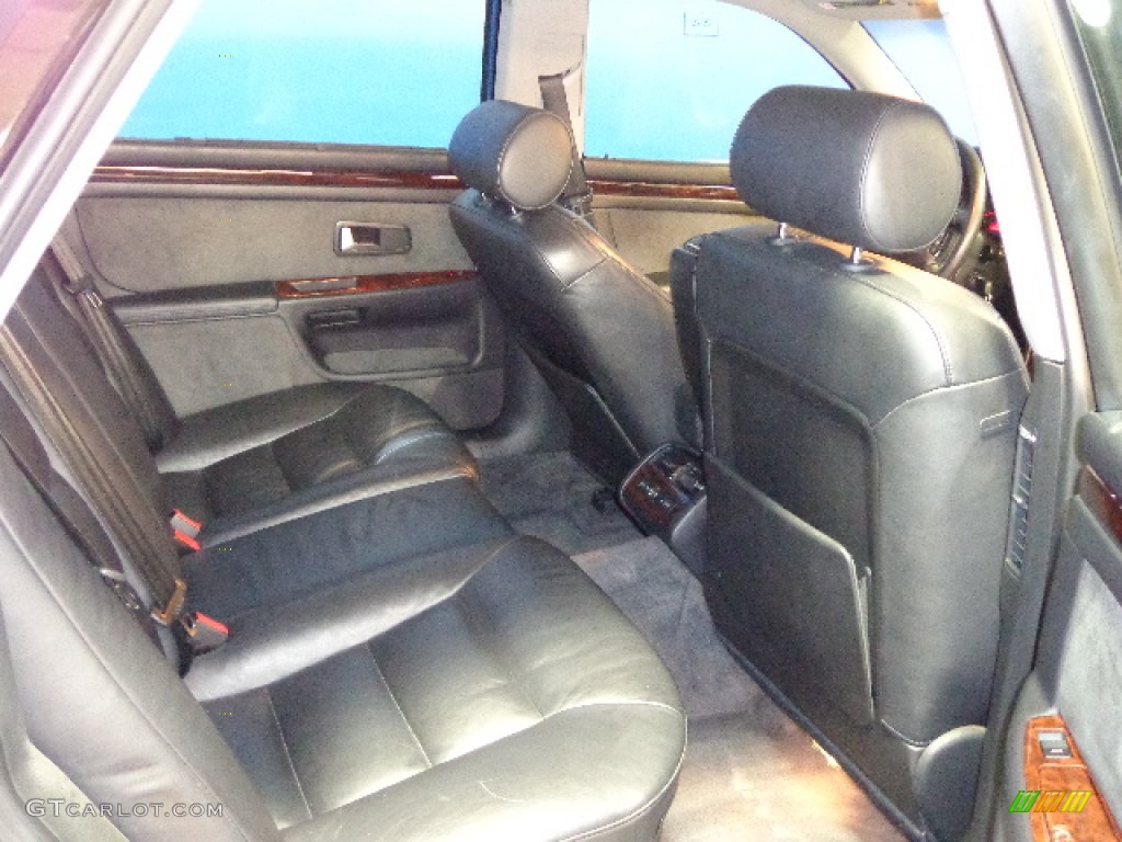 Sabre Black Interior 2002 Audi A8 L 4.2 quattro Photo #77633810