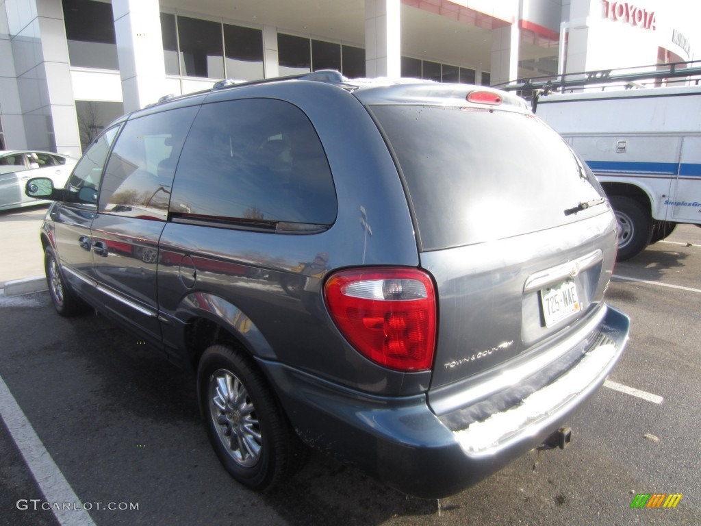 2001 Town & Country Limited AWD - Steel Blue Pearl / Agate photo #4