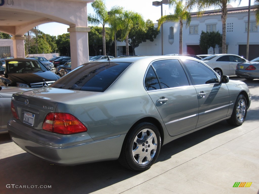 2001 LS 430 - Mystic Sea Green / Ecru Beige photo #2